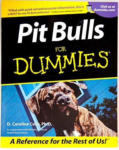 Imagen de archivo de Pit Bulls for Dummies a la venta por Better World Books: West