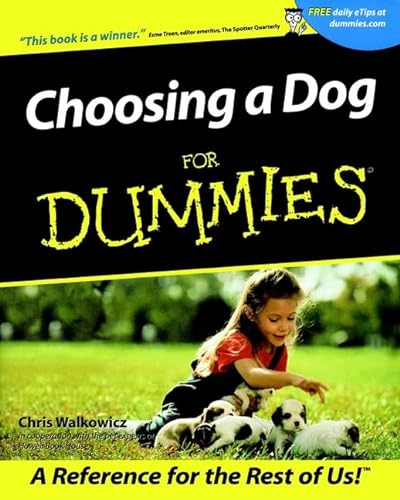 9780764553103: Choosing a Dog for Dummies (Howell dummies series)