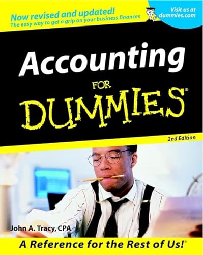 9780764553141 Accounting For Dummies Abebooks Tracy John A 0764553143