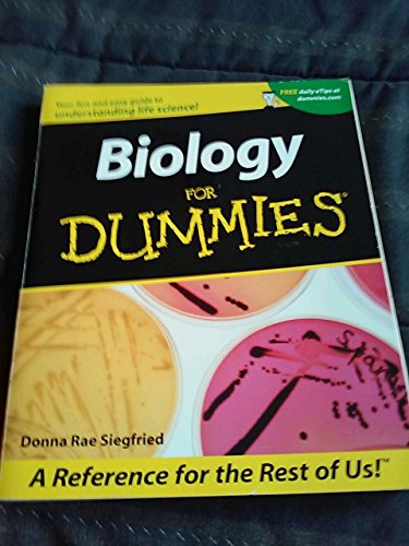 Imagen de archivo de Biology For Dummies a la venta por Front Cover Books