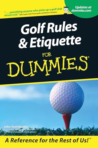 Beispielbild fr Golf Rules and Etiquette For Dummies zum Verkauf von SecondSale