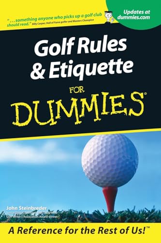 Stock image for Golf Rules and Etiquette For Dummies for sale by SecondSale