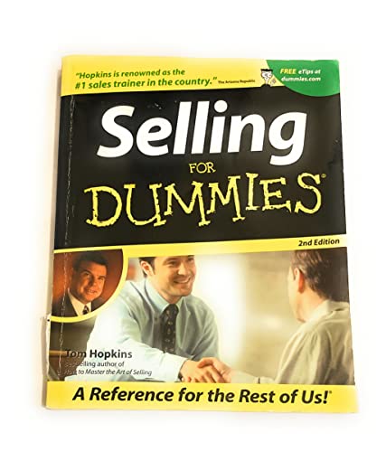 Imagen de archivo de Selling For Dummies a la venta por Reuseabook