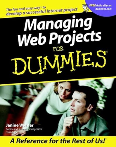 Imagen de archivo de Managing Web Projects For Dummies a la venta por SecondSale
