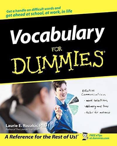 Vocabulary For Dummies (9780764553936) by Rozakis, Laurie E.