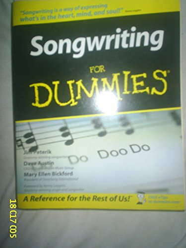 Beispielbild fr Songwriting For Dummies? zum Verkauf von Goodwill Books