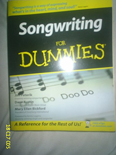 9780764554049: Songwriting For Dummies?