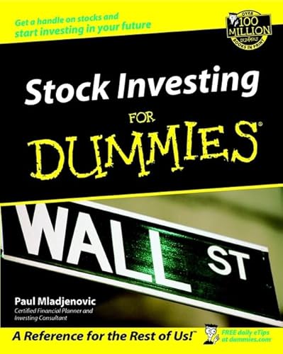 Imagen de archivo de Stock Investing For Dummies a la venta por Books of the Smoky Mountains