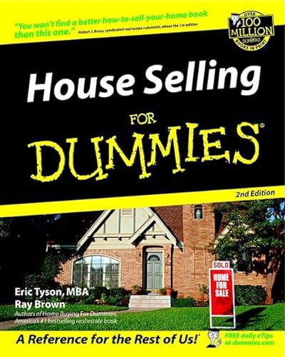 Imagen de archivo de House Selling For Dummies a la venta por Wonder Book