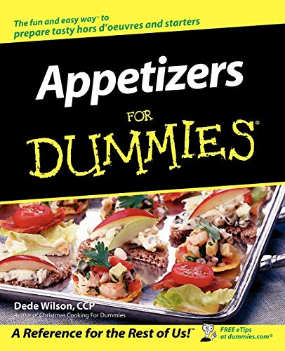 Beispielbild fr Appetizers For Dummies zum Verkauf von Wonder Book