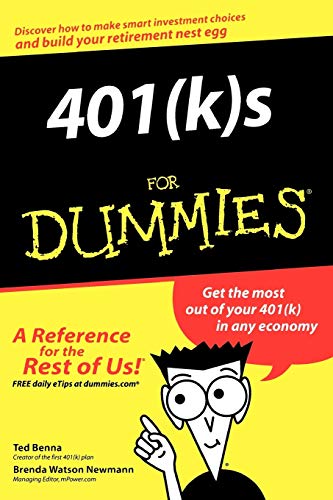 Imagen de archivo de 401(k)s For Dummies a la venta por Your Online Bookstore