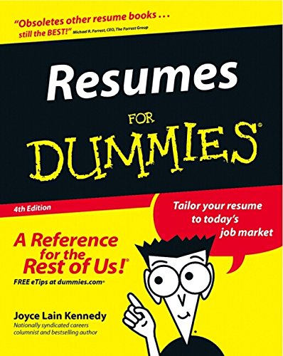 9780764554711: Resumes for Dummies .