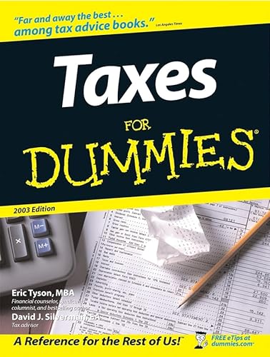 Imagen de archivo de Taxes For Dummies a la venta por HPB Inc.