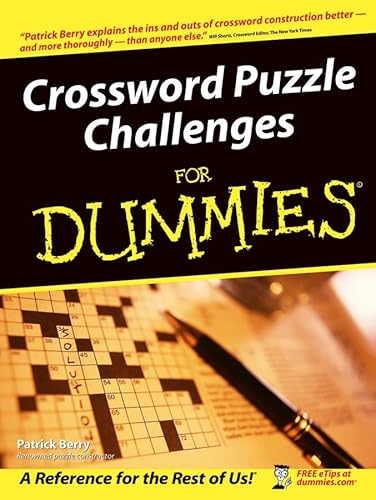 Crossword Puzzle Challenges For Dummies (9780764556227) by Berry, Patrick