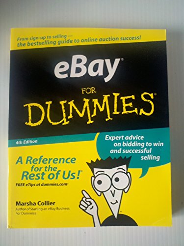 Imagen de archivo de EBay for Dummies a la venta por Better World Books