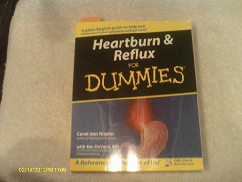 Beispielbild fr Heartburn and Reflux For Dummies zum Verkauf von Wonder Book