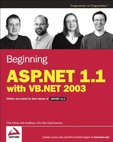 Imagen de archivo de Beginning ASP.NET 1.1 with VB.NET 2003 a la venta por Better World Books: West