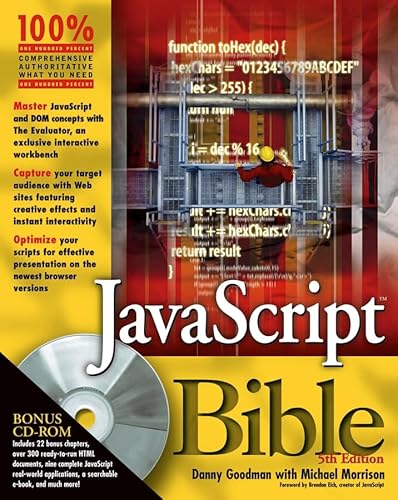 JavaScript Bible (9780764557439) by Goodman, Danny; Morrison, Michael