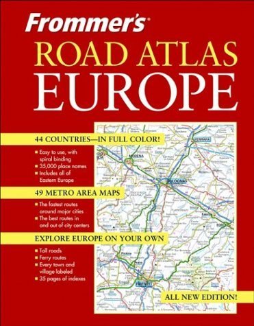 Frommer's Road Atlas Europe (9780764557828) by British Auto Association