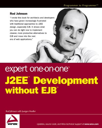 Beispielbild fr Expert One-on-One J2EE Development Without EJB zum Verkauf von Better World Books