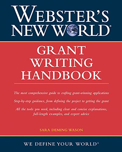 Imagen de archivo de Webster's New World Grant Writing Handbook a la venta por Better World Books