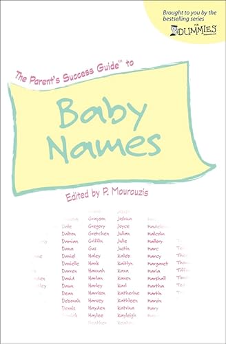 Stock image for The Parent's Success Guide to Baby Names (For Dummies (Lifestyles Paperback)) for sale by Wonder Book
