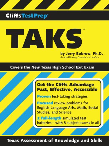 Imagen de archivo de Cliffstest Prep TAKS: Texas Assessment of Knowledge and Skills a la venta por Revaluation Books