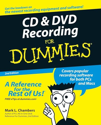 Imagen de archivo de CD and DVD Recording for Dummies a la venta por Better World Books