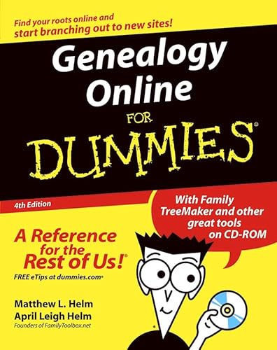 Imagen de archivo de Genealogy Online For Dummies a la venta por Wonder Book