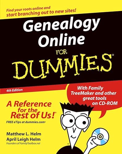 Stock image for Genealogy Online for Dummies for sale by Better World Books