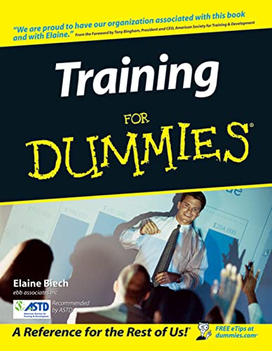 Beispielbild fr Training for Dummies zum Verkauf von Better World Books