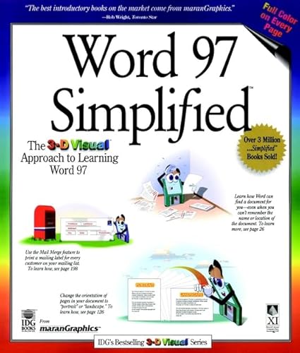 Microsoft? Word 97 Simplified: IDG's 3-D Visual Series (9780764560118) by Maran, Ruth