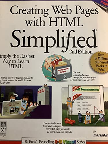 9780764560675: Creating Web Pages With Html Simplified (Idg's 3-D Visual Series)