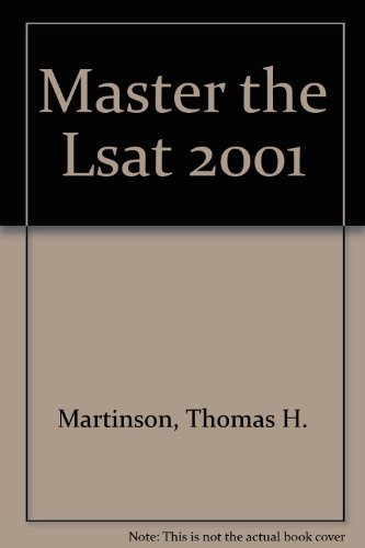 Master the Lsat : 2001 with CD -