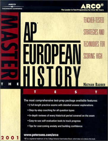 Imagen de archivo de Arco Master the AP European History Test a la venta por ThriftBooks-Dallas