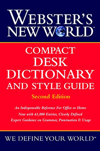 Stock image for Webster's New World Compact Desk Dictionary for sale by BookHolders