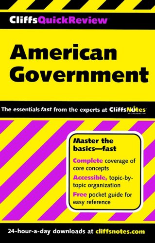 Stock image for American Government Cliffs Qui for sale by SecondSale