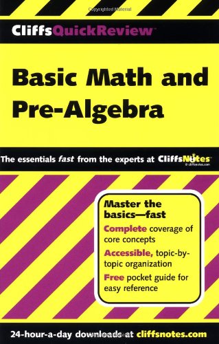 Beispielbild fr Cliffsquickreview Basic Math and Pre-Algebra zum Verkauf von Gulf Coast Books