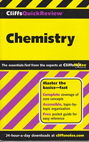 Beispielbild fr Chemistry (Cliffs Quick Review S.) zum Verkauf von Hastings of Coral Springs