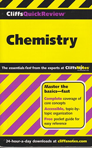 9780764563775: CliffsQuickReview Chemistry