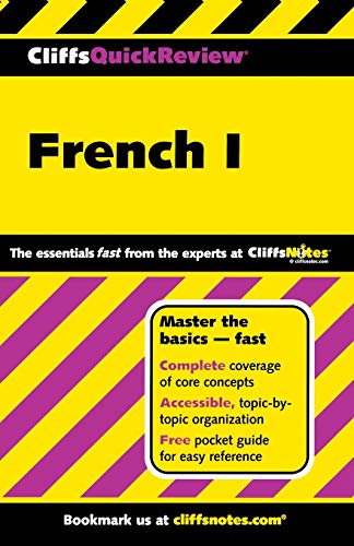 Imagen de archivo de CliffsQuickReview French I (Cliffs Quick Review (Paperback)) (Bk. 1) a la venta por SecondSale