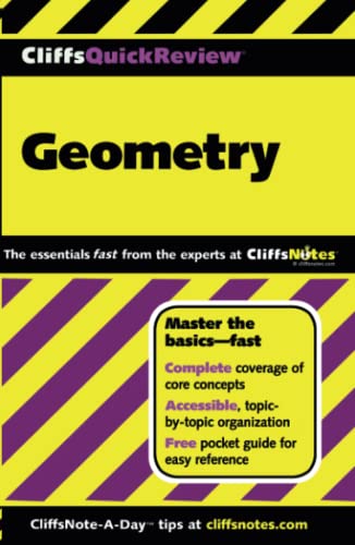 9780764563805: CliffsQuickReview Geometry (Cliffs Quick Review (Paperback))