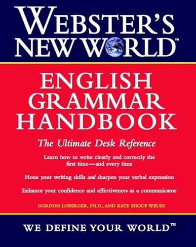 Imagen de archivo de Webster's New World English Grammar Handbook a la venta por Better World Books