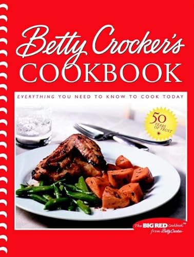 Stock image for Big Red Betty Crocker's Cookbook: Everything You Need to Know to Cook Today for sale by SecondSale