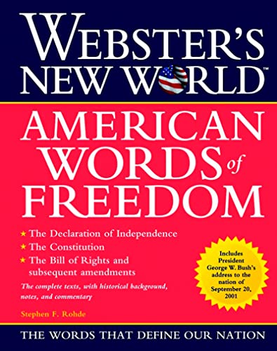 Imagen de archivo de American Words of Freedom a la venta por Better World Books