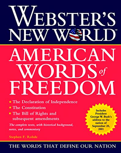 Stock image for Webster's New WorldTM American Words of Freedom for sale by Revaluation Books