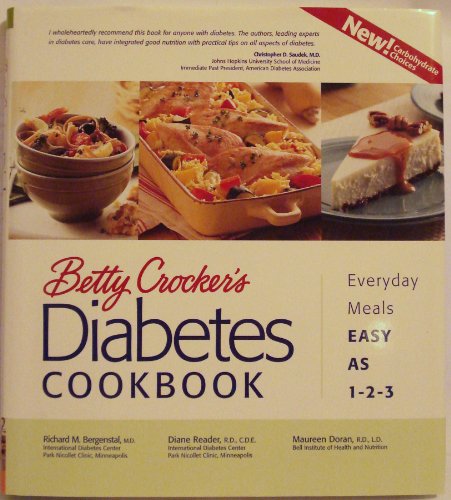 Stock image for Betty Crocker's Diabetes Cookbook: Everyday Meals, Easy as 1-2-3 (Betty Crocker Books) for sale by SecondSale