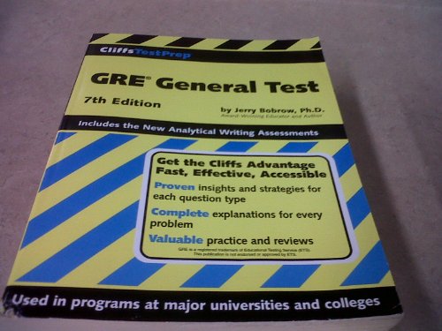 Imagen de archivo de GRE General Test (Seventh Edition) a la venta por gearbooks