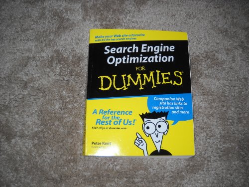 Stock image for Search Engine Optimization For Dummies (For Dummies (Computer/Tech)) for sale by Once Upon A Time Books