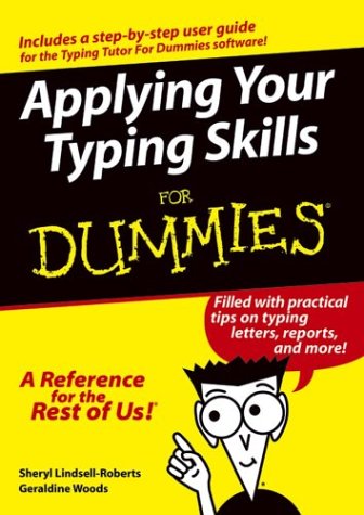 Stock image for Applying Your Typing Skills for Dummies for sale by ThriftBooks-Dallas
